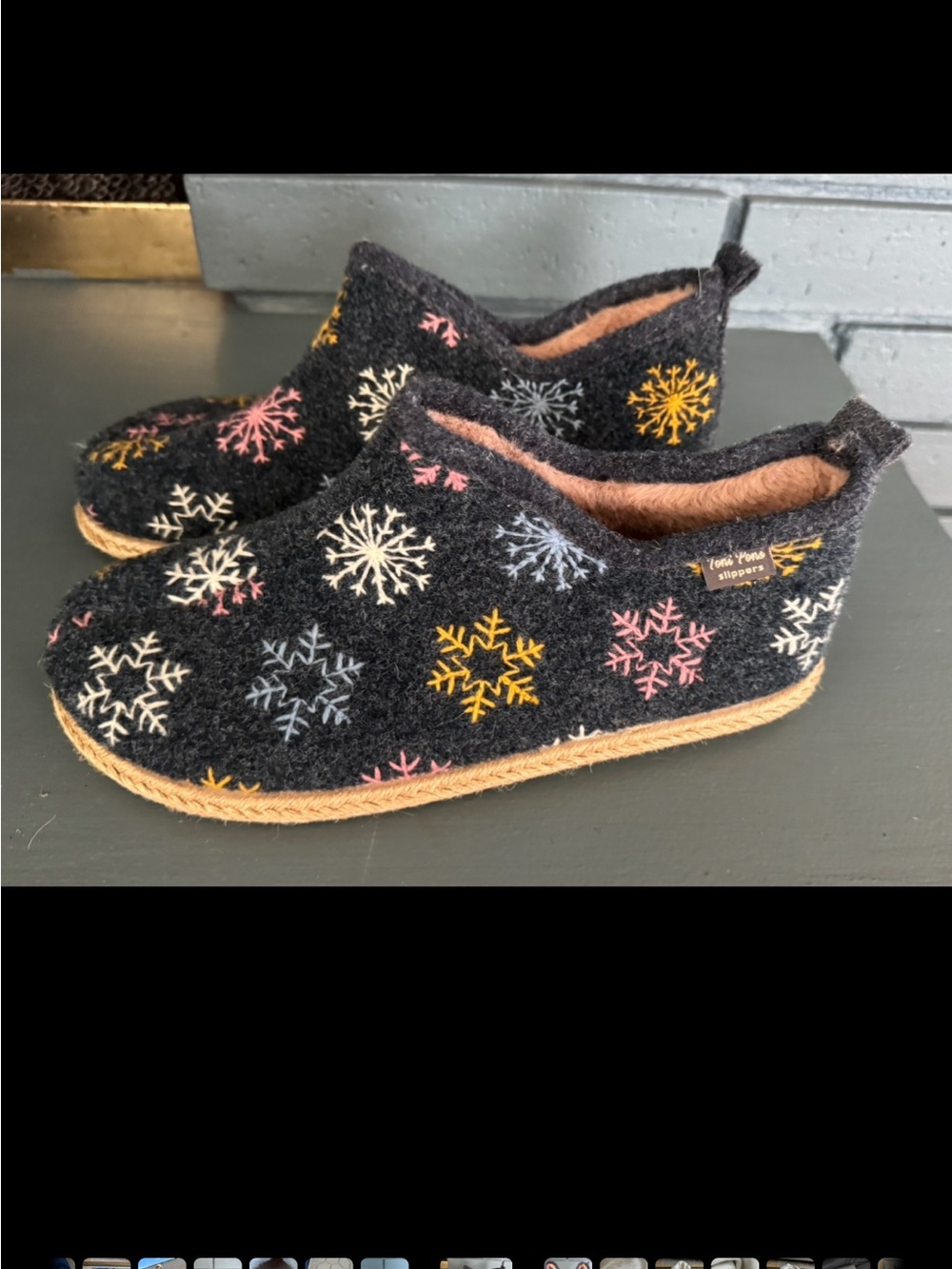 Toni Pons Duna-CP Felt Slip-On Slippers